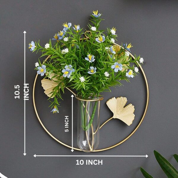 Desired Decors Home Decor Items Wall Hanging Metal Wall Art Decorative Item for Home, Home Decoration Items,Living Room Balcony, Bedroom, Drawing Room, Set of 3 for Indoor Flowers Vases, Multicolor - Image 5