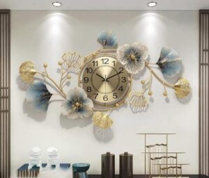 Desired Decors Stylish Luxury Designer Antique Analog Silent Clock for Noise-Free Timepiece for Home