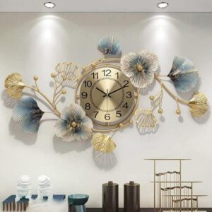 Desired Decors Stylish Luxury Designer Antique Analog Silent Clock for Noise-Free Timepiece for Home