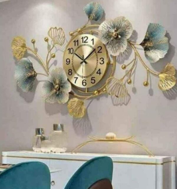 Desired Decors Stylish Luxury Designer Antique Analog Silent Clock for Noise-Free Timepiece for Home - Image 3